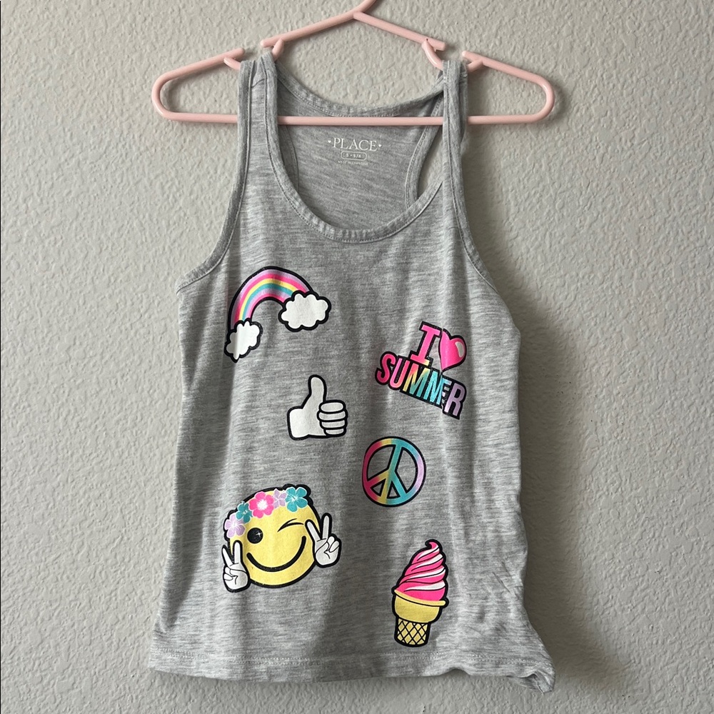 Place Heather Gray Tank Top
